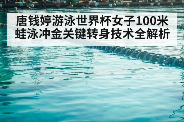 唐钱婷游泳世界杯女子100米蛙泳冲金关键转身技术全解析